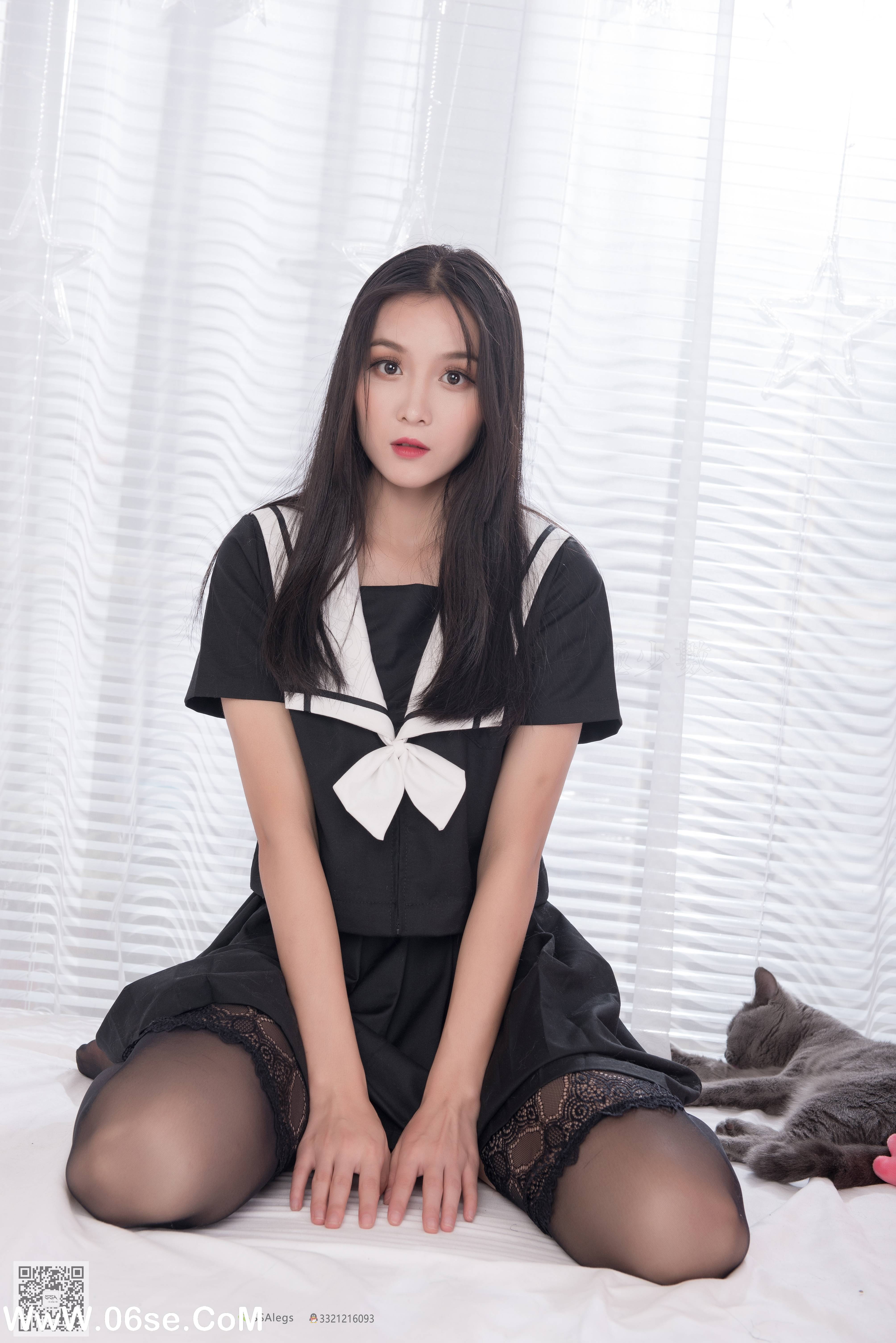 图片[31]-[SSA丝社] NO.037 丽萍 JK制服吊带长筒袜[100P1.00G]-六色网