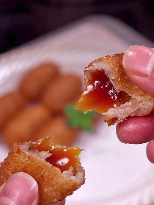 煎一煎就流心的红糖糍粑，香甜软糯，全家都爱吃