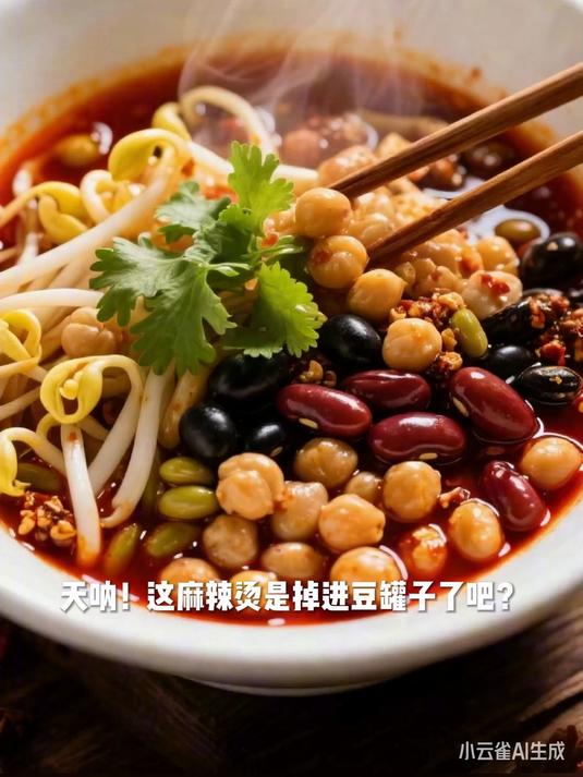 救命!我点的麻辣烫里居然全是豆子