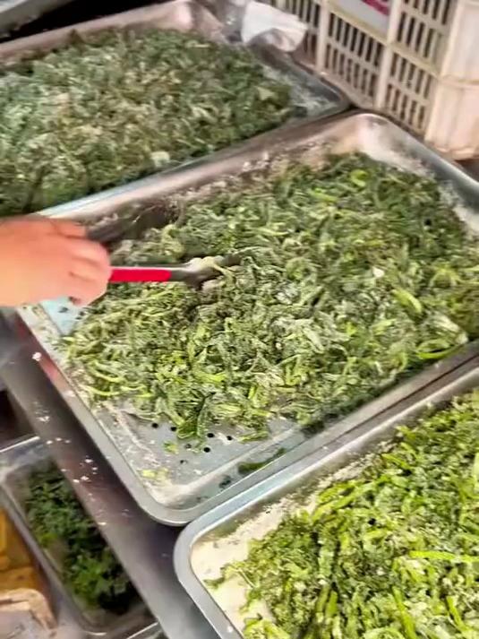 哇,原来蒸菜不止只有陕西人吃啊,河南的蒸菜真的更丰富,各种各样的山野菜蔬菜都能蒸#春日食味