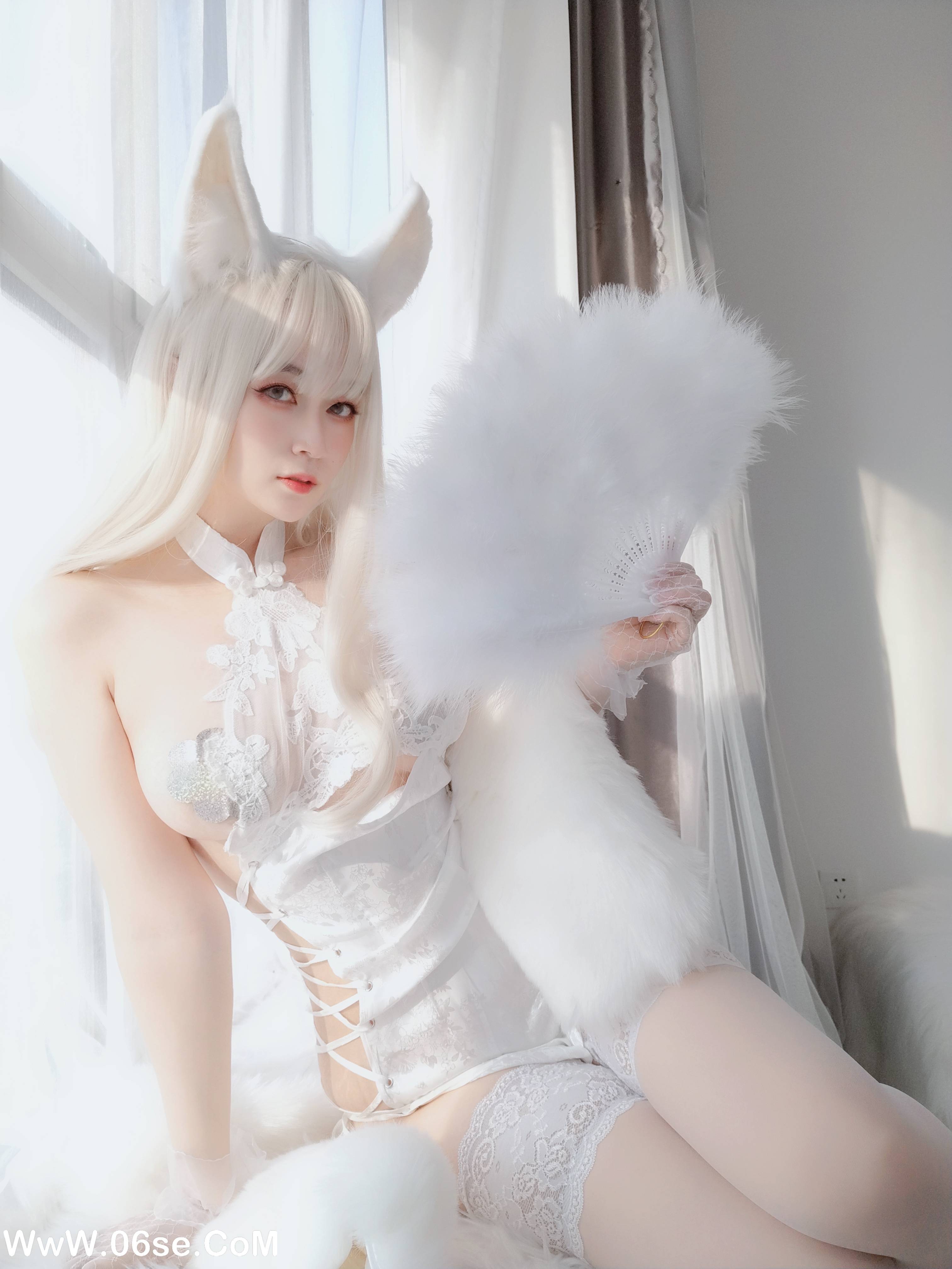 图片[6]-Coser小姐姐白银 NO.054 – 白兔[101P+6V683M]-六色网