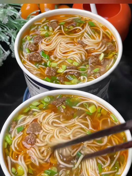 整箱桶装兰州拉面囤家！独立包装易储存