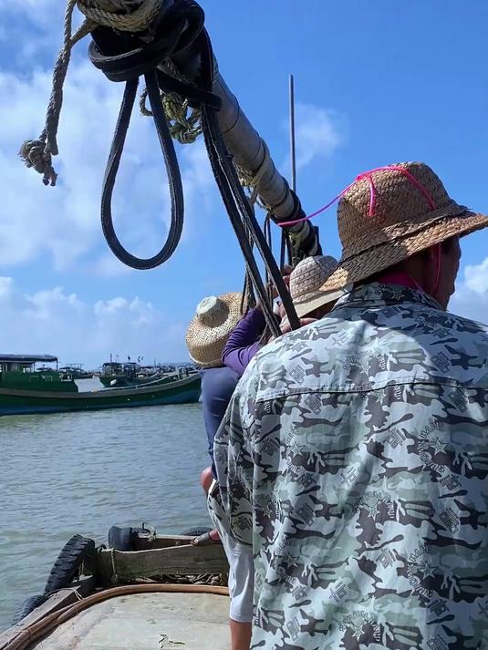 今天花500元包个小船去捕蓝环章鱼