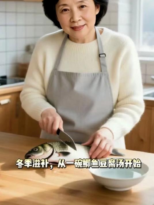 鲫鱼豆腐汤，优质蛋白易吸收，健脾利湿，适合冬季平补