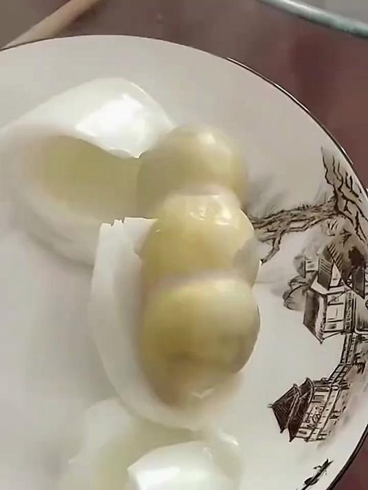 三个蛋黄的大鹅蛋