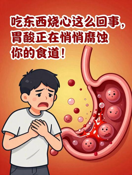 吃东西烧心怎么回事,胃酸正在悄悄腐蚀你的食道!