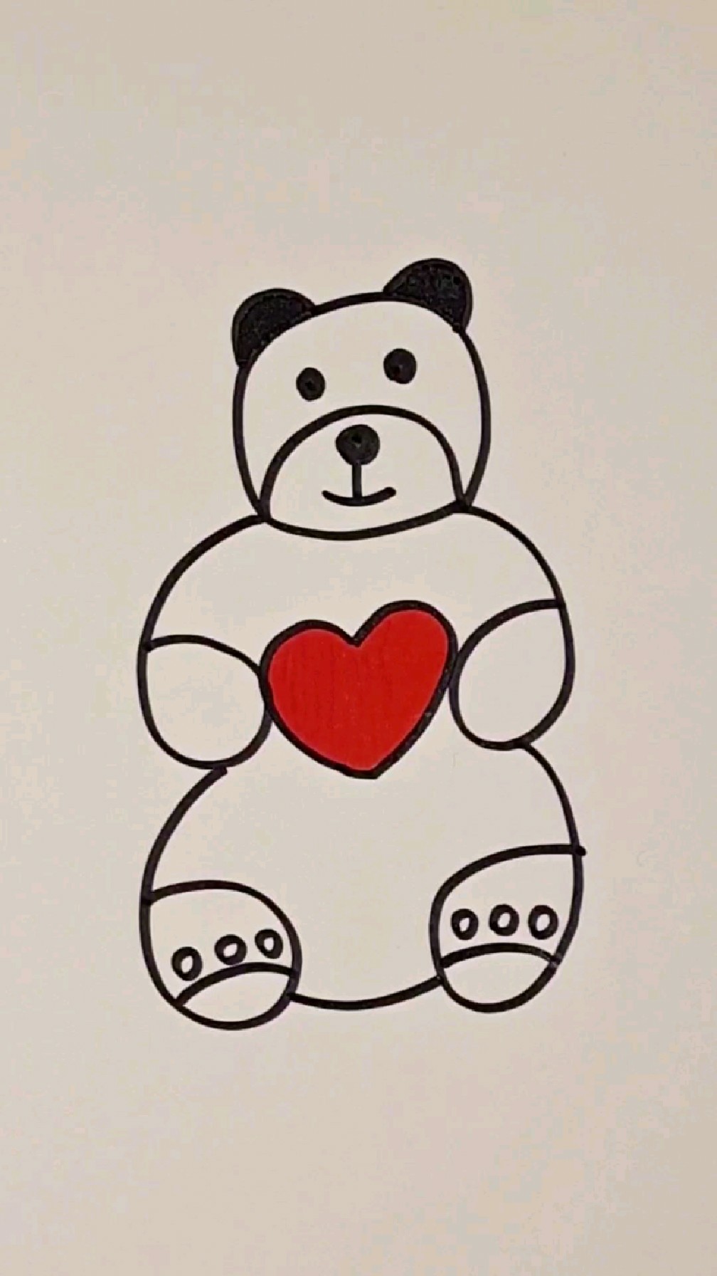 写四个6画小熊,超级简单,三岁小孩都可以画,赶紧来跟我一起画吧!#儿童简笔画