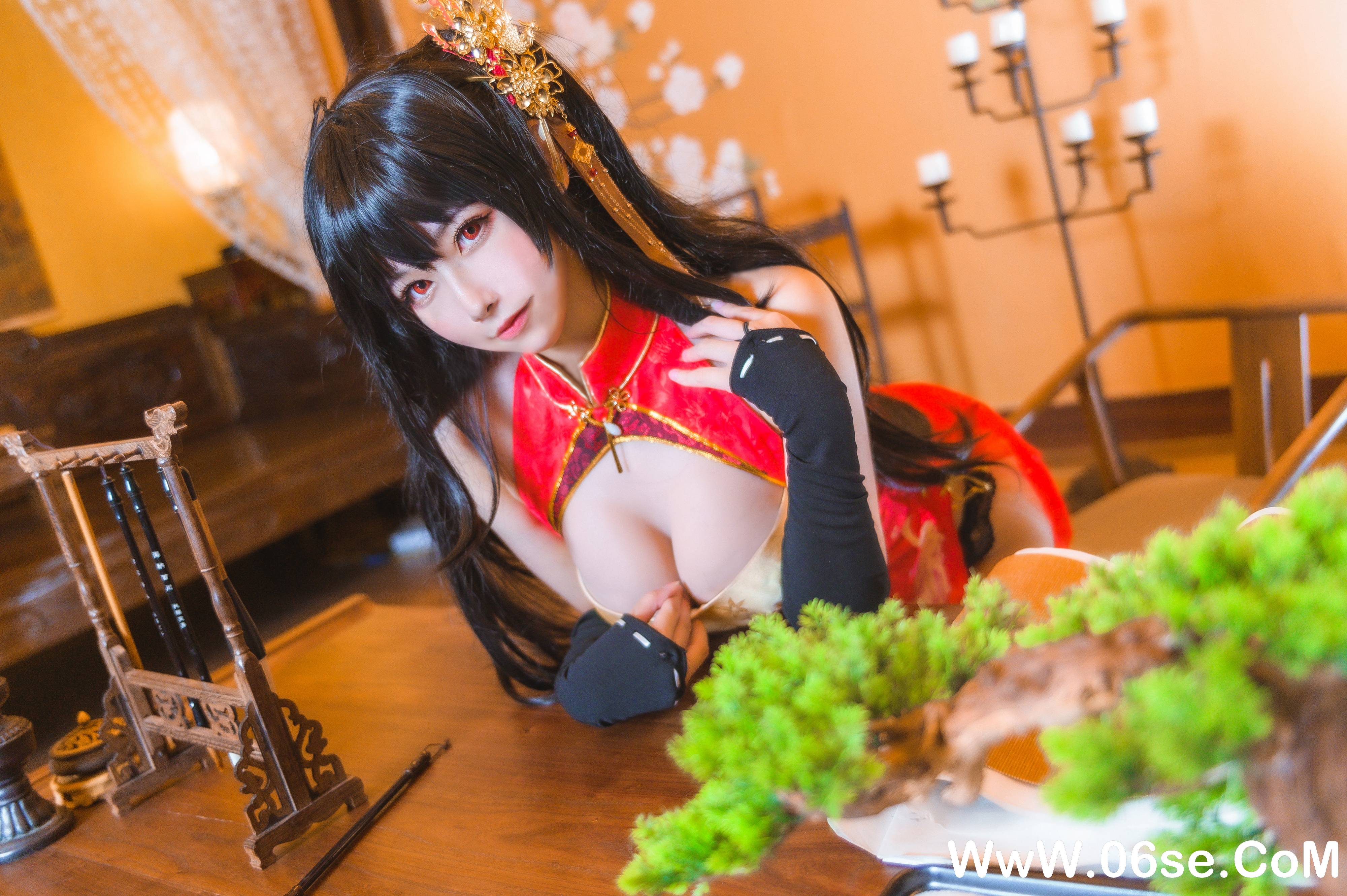 图片[20]-Momoko葵葵 NO.027 – 真爱 大凤旗袍[20P300M]-六色网