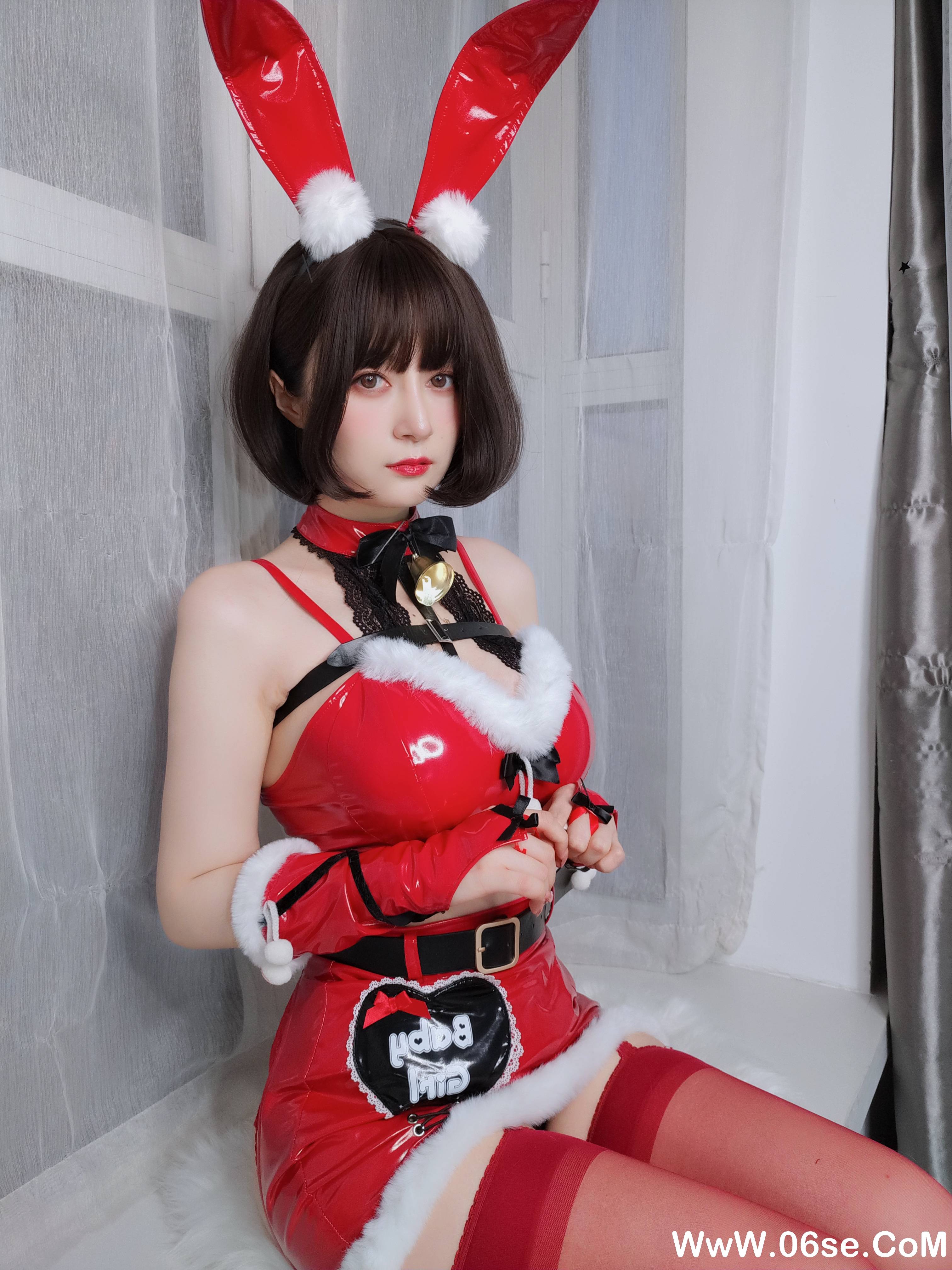 图片[11]-Coser小姐姐白银 NO.160 — Christmas Bunny [50P138M]-六色网
