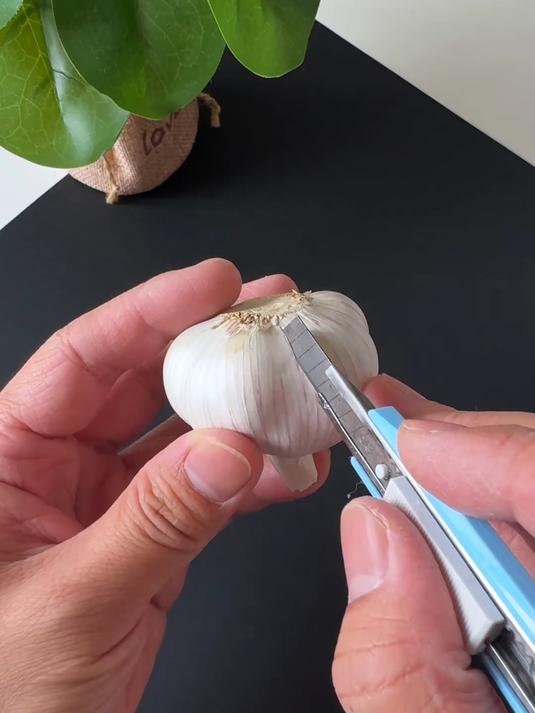 蒜皮也能做花朵,鸡毛蒜皮仍不忘赠花与你,网友:蒜香味的花花