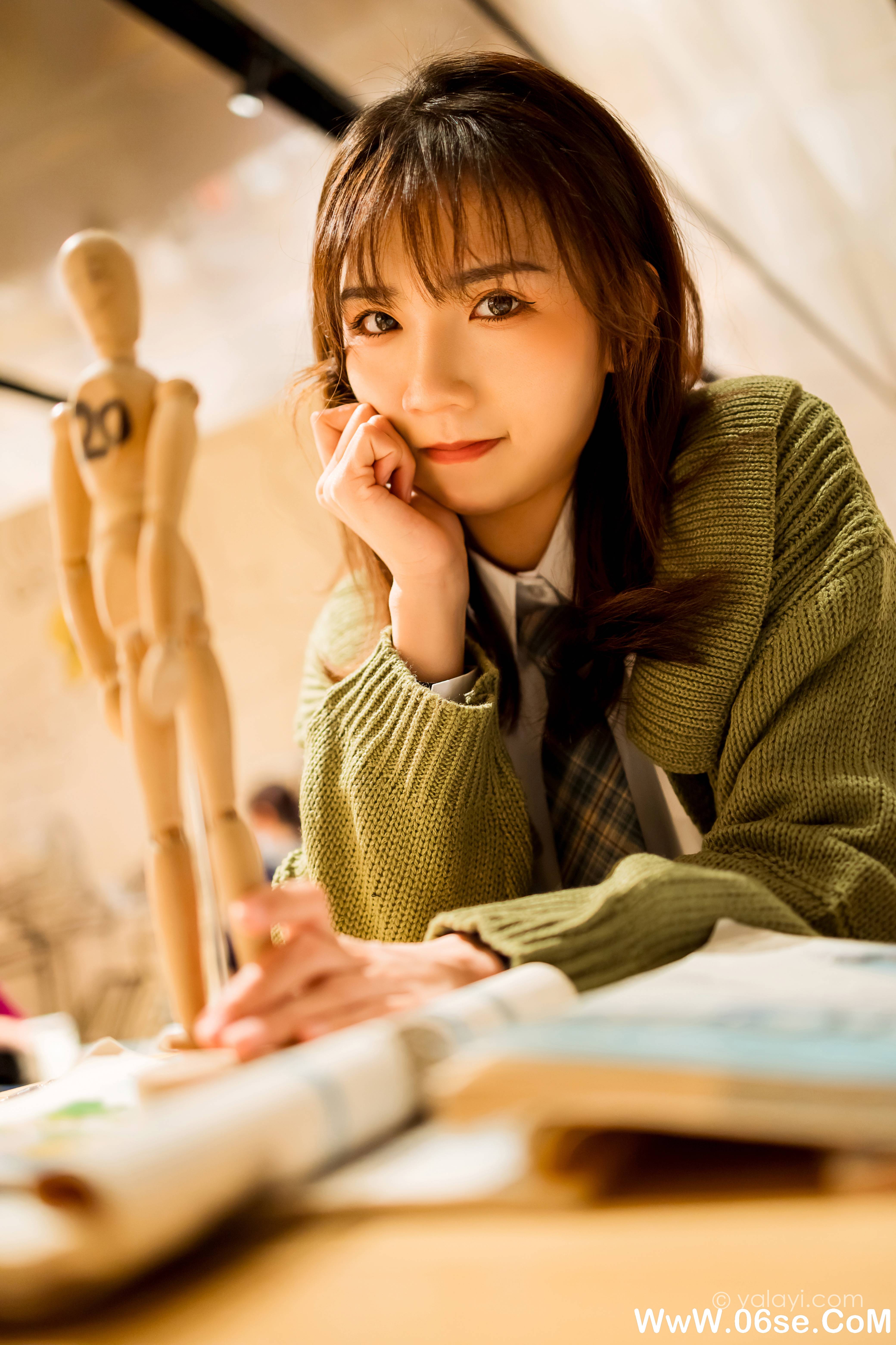 图片[28]-[YALAYI雅拉伊] 2021.01.19 NO.753 果果《一起补习的日子》[44P+1P578M]-六色网