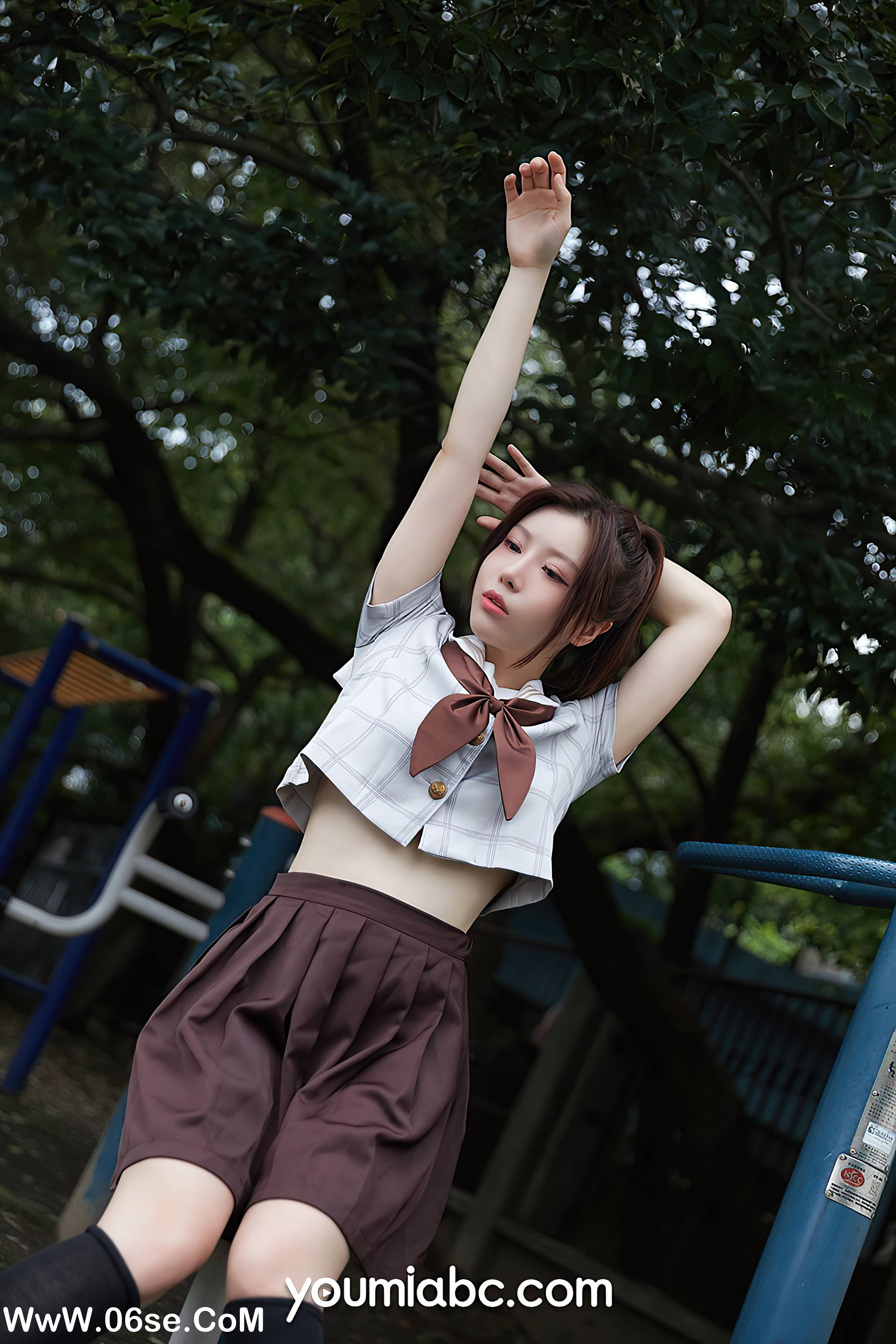 图片[2]-[YouMi尤蜜] 2021.11.04 JK失乐园 白亦Ada[23+1P220M]-六色网