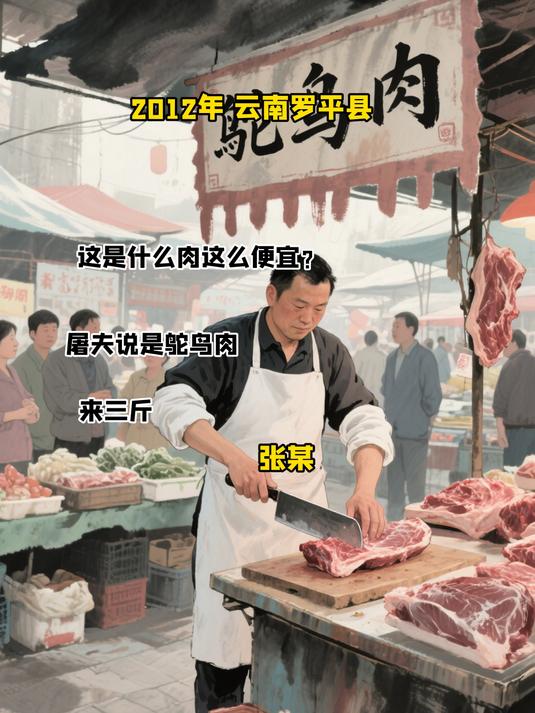 云南鸵鸟肉案