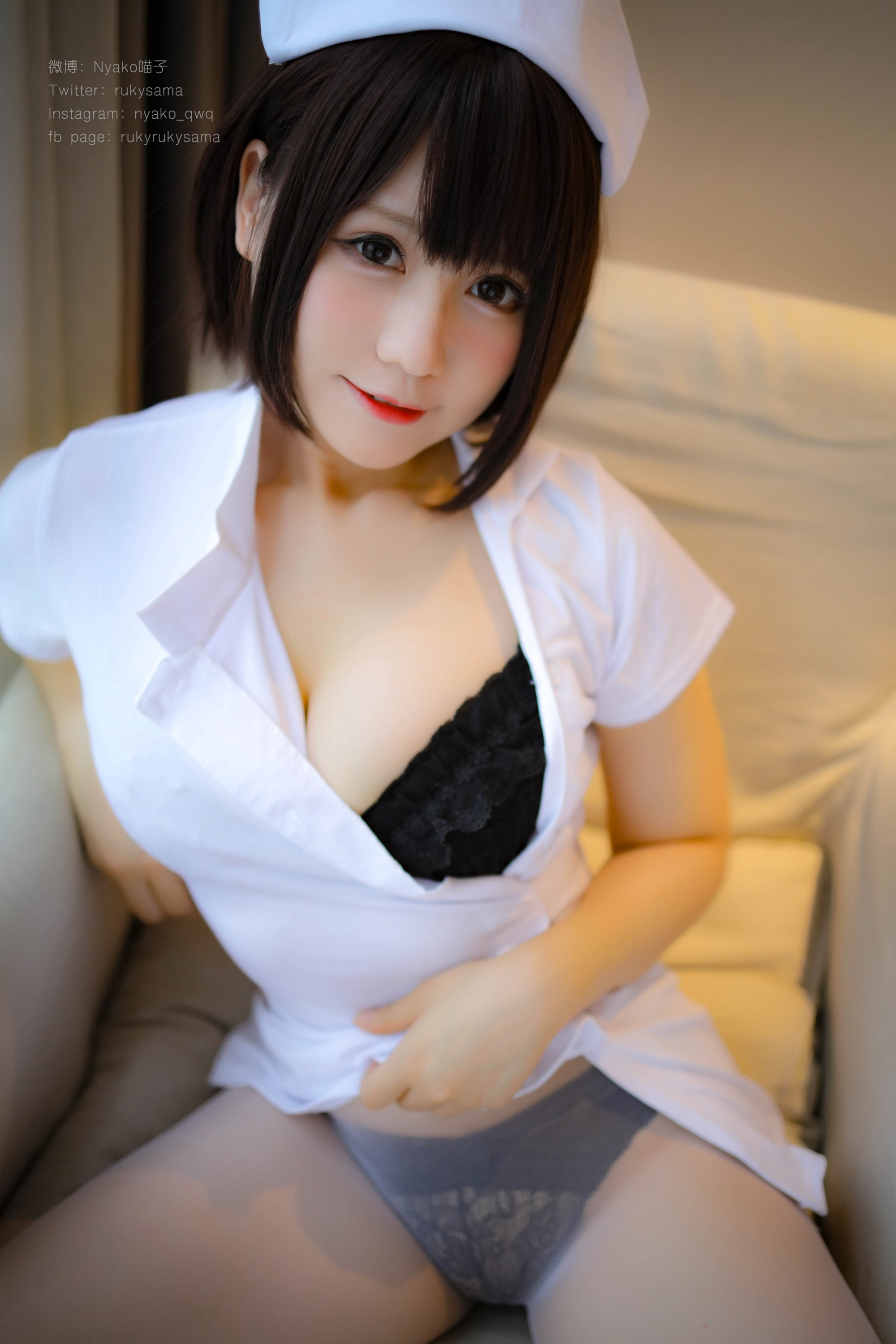 图片[12]-Nyako喵子 NO.002 – 护士服[155P+4V865M]-六色网