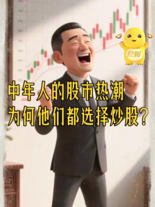 中年人的股市热潮,为何他们都选择炒股?