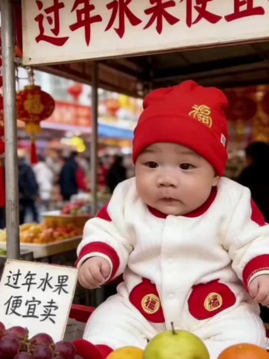 萌娃卖水果，这顺口溜说的谁能不买