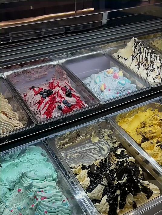 在杭州吃到了手工意大利冰淇淋