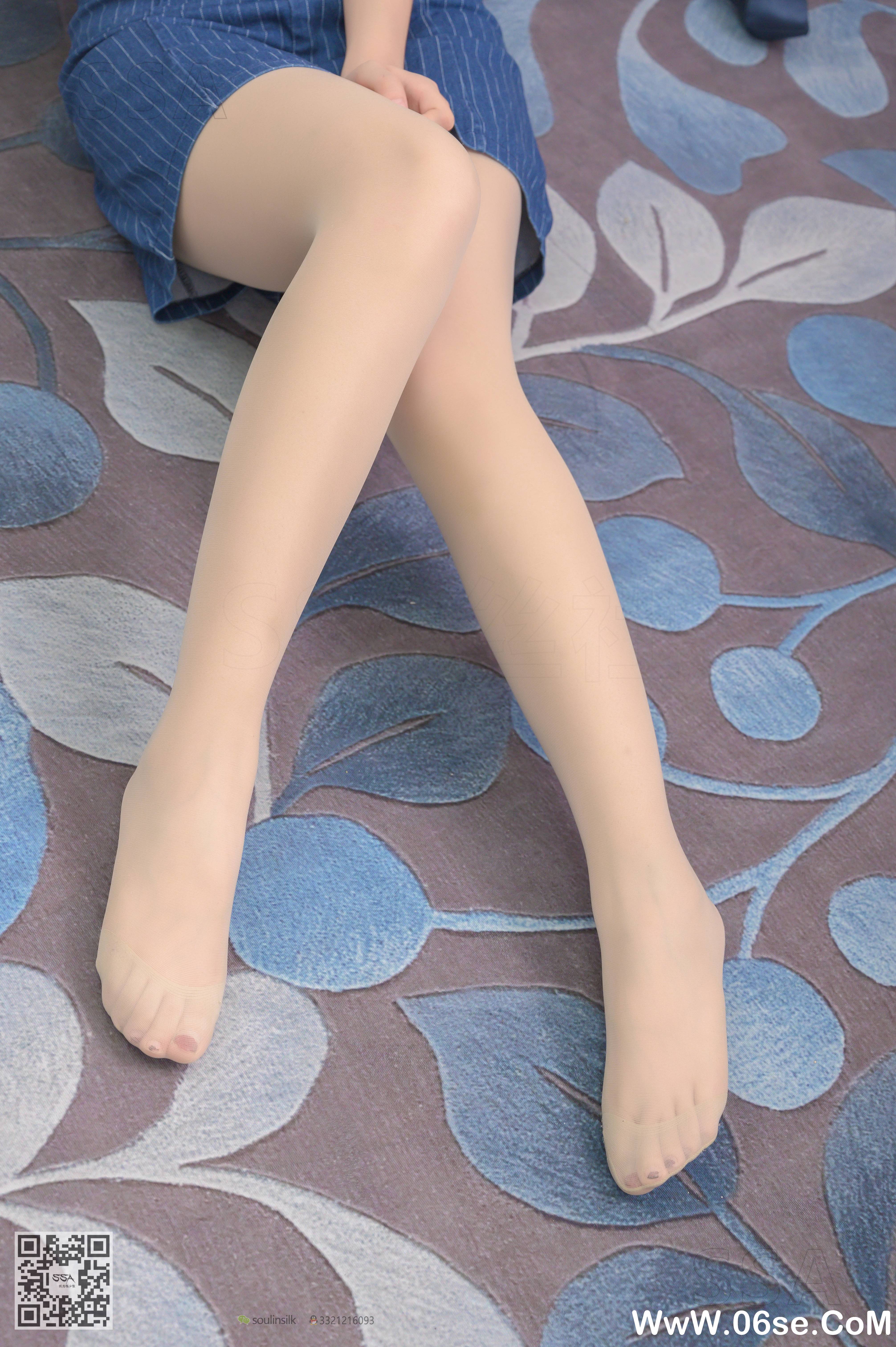 图片[116]-[SSA丝社] NO.192 小鹿 蓝色条纹裙穿搭示范[160P2.72G]-六色网