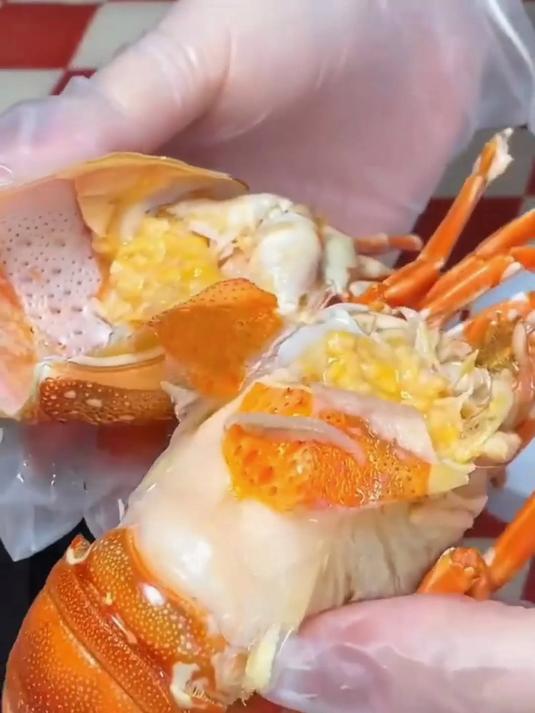 鲜冻小青龙虾,鲜活速冻,蒜蓉清蒸超美味