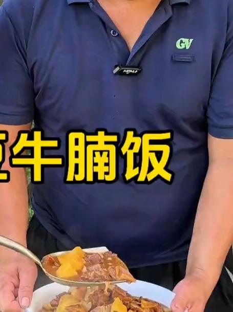 今天搞个土豆焖牛腩，肉香又入味，特别是汤汁拌饭真的超级好吃！