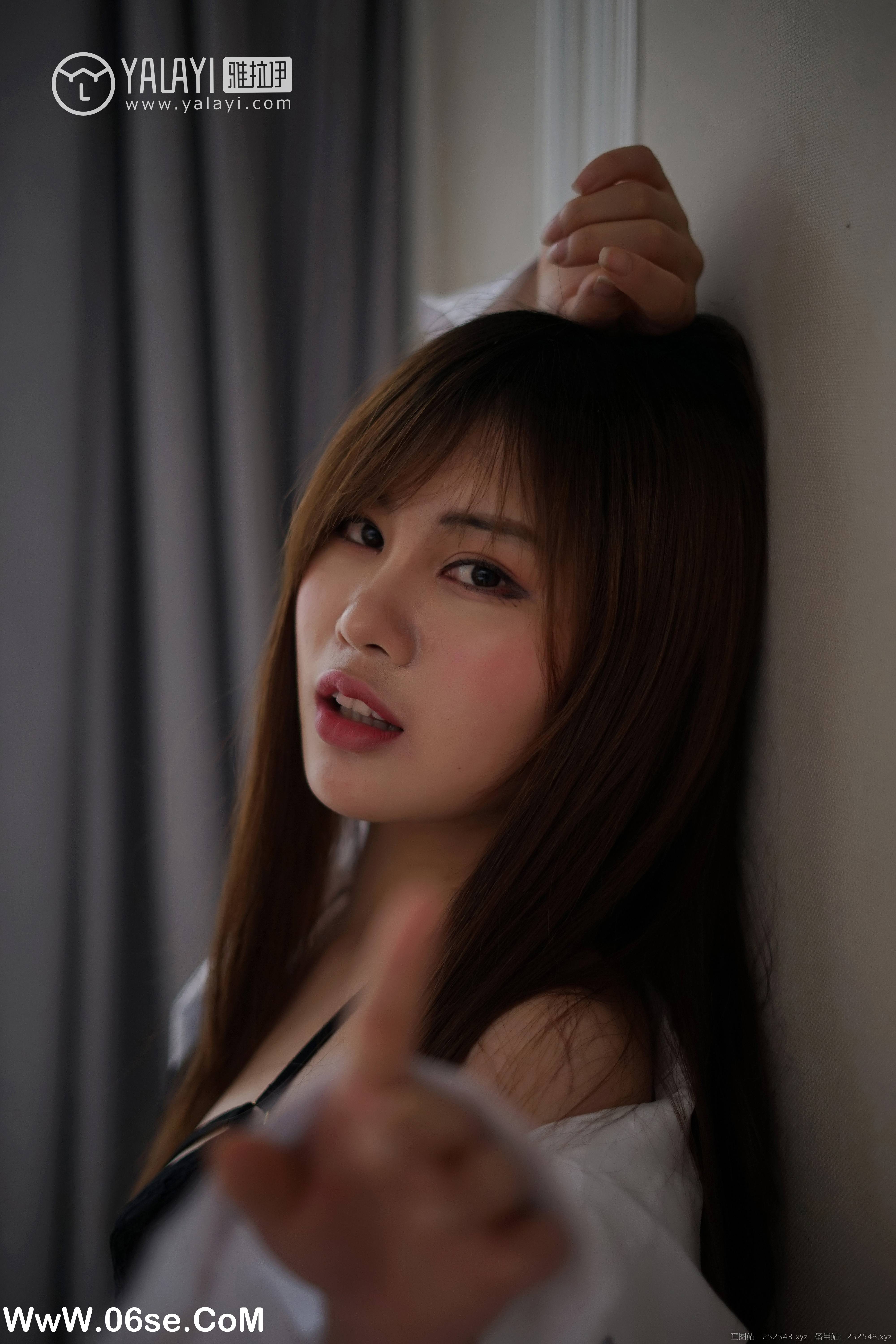 图片[34]-[YALAYI雅拉伊] NO.002 妮妮的黑丝诱惑 艾妮妮-六色网