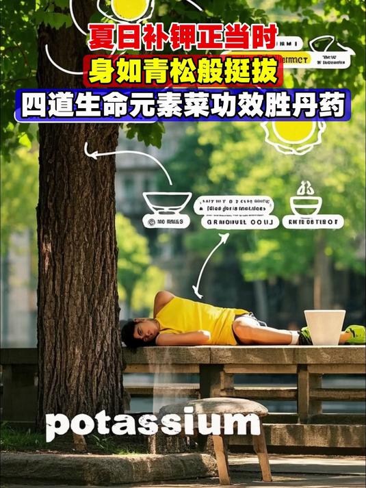夏日补钾正当时,身如青松般挺拔,四道“生命元素”菜功效胜丹药