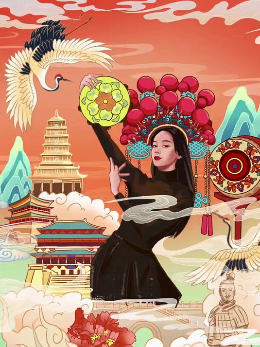 手绘迪丽热巴