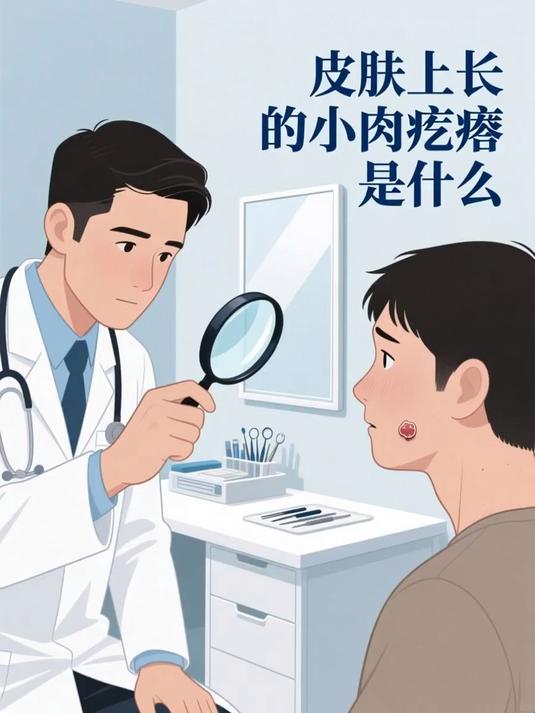 皮肤上长的小肉疙瘩是什么 #健康扬帆季#