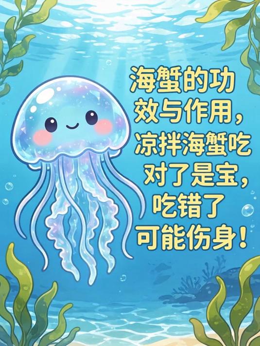 海蜇的功效与作用，凉拌海蜇吃对了是宝，吃错了可能伤身！