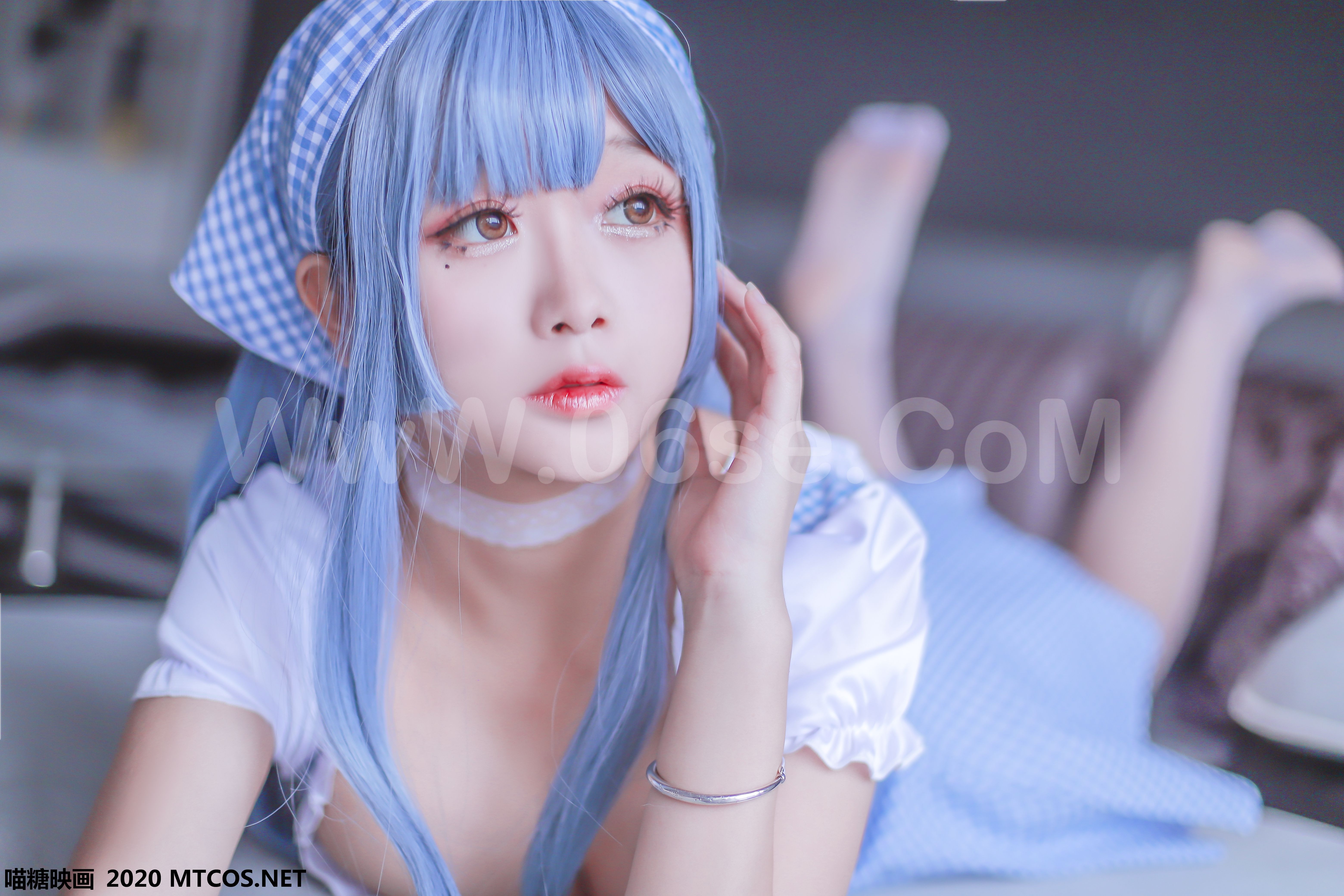 图片[32]-[MTCos] 喵糖映画 Vol.122 蓝色女仆-六色网