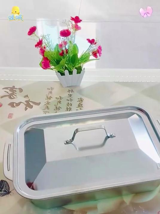 长方形烤鱼盘深盘 家用电磁炉专用商用烤肉锅