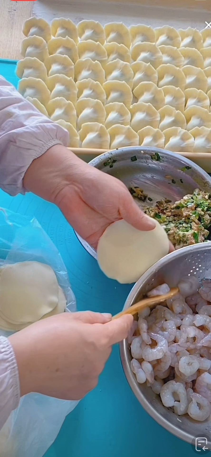 元宝饺子的包法 #简单好学一看就会的包饺子手法教程  #好吃不如饺子 #一挤一捏的饺子