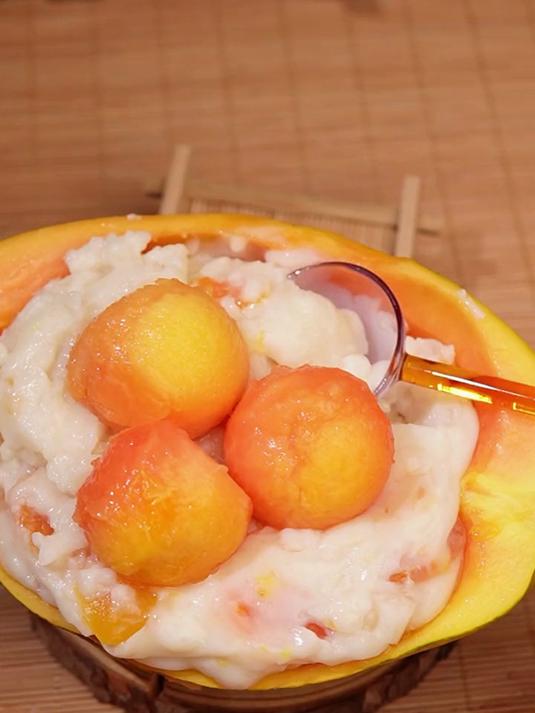 木瓜椰奶葛根羹,别喝太频繁,我怕你太润了!