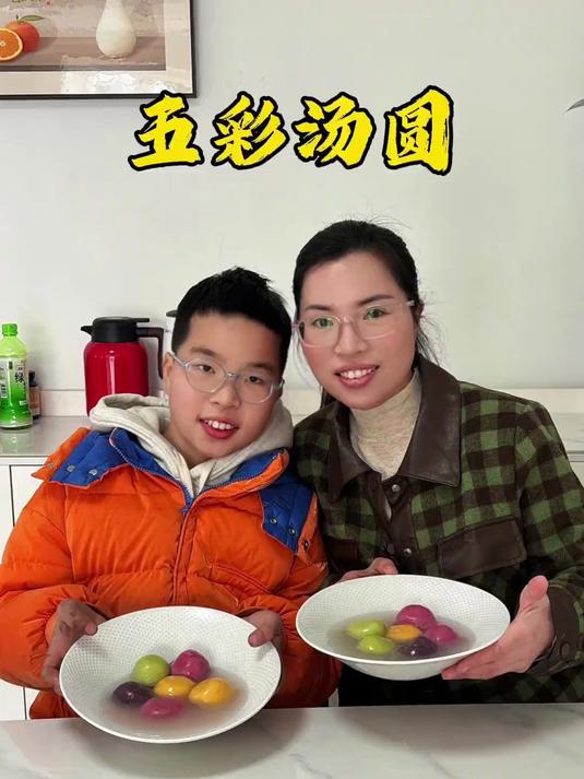 治愈强迫症的五彩汤圆!每一颗都是春天的颜色