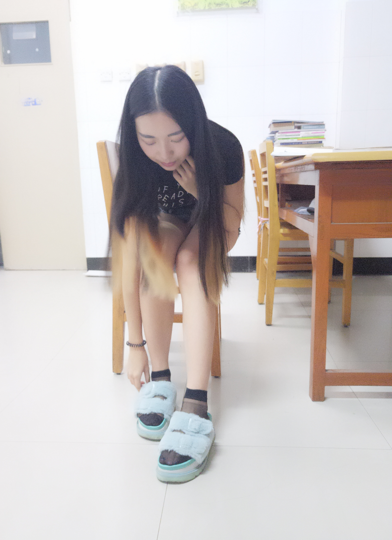 图片[53]-学妹校园寝室短丝系列002期 张梦想[104P201M]-六色网