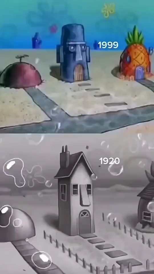 1920年章鱼哥还能吃牛排,1999年章鱼哥穷的只能吃烂叶菜了