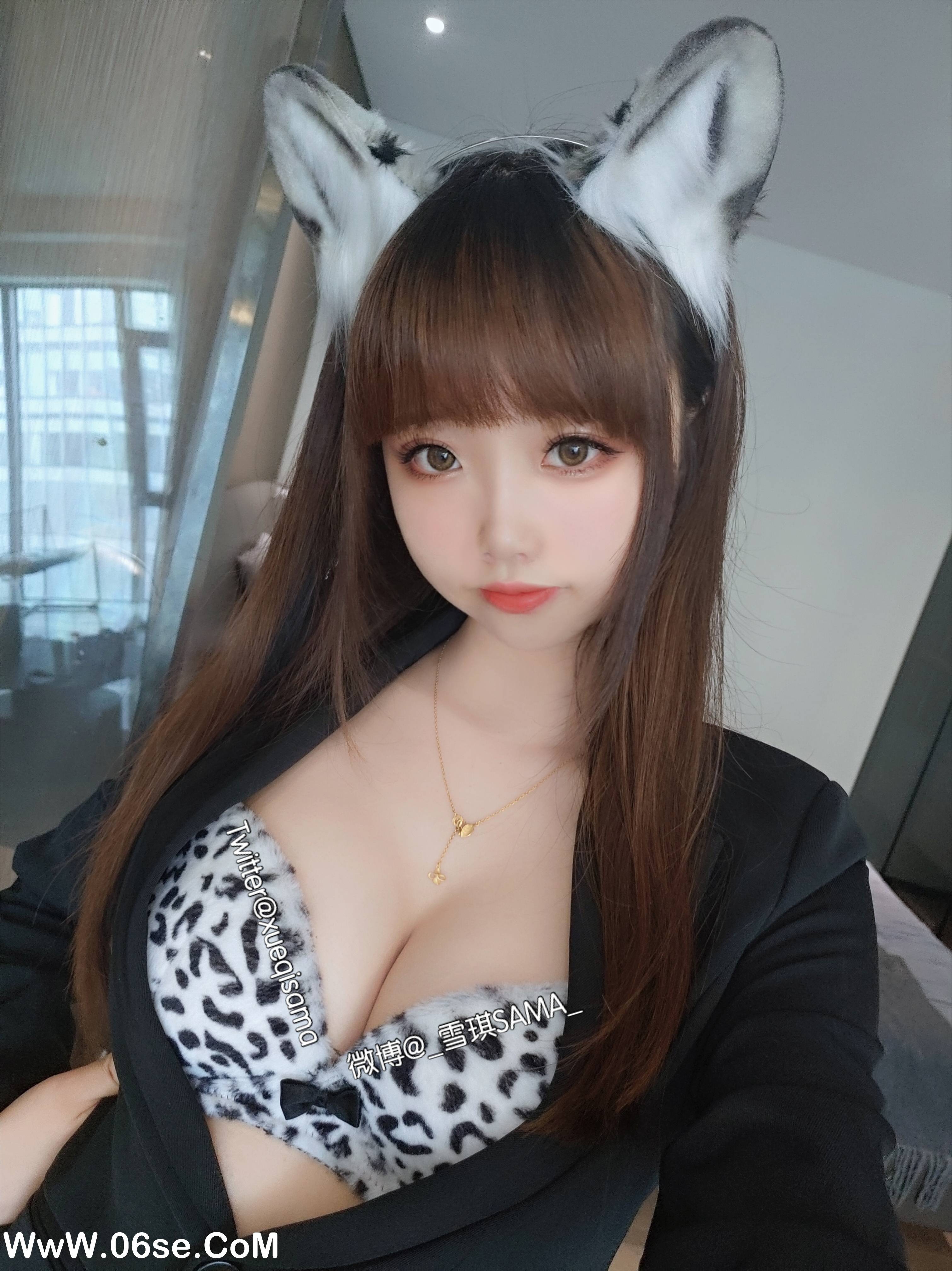 图片[28]-Cos小姐姐雪琪 NO.042 – 雪豹[70P+1V974M]-六色网