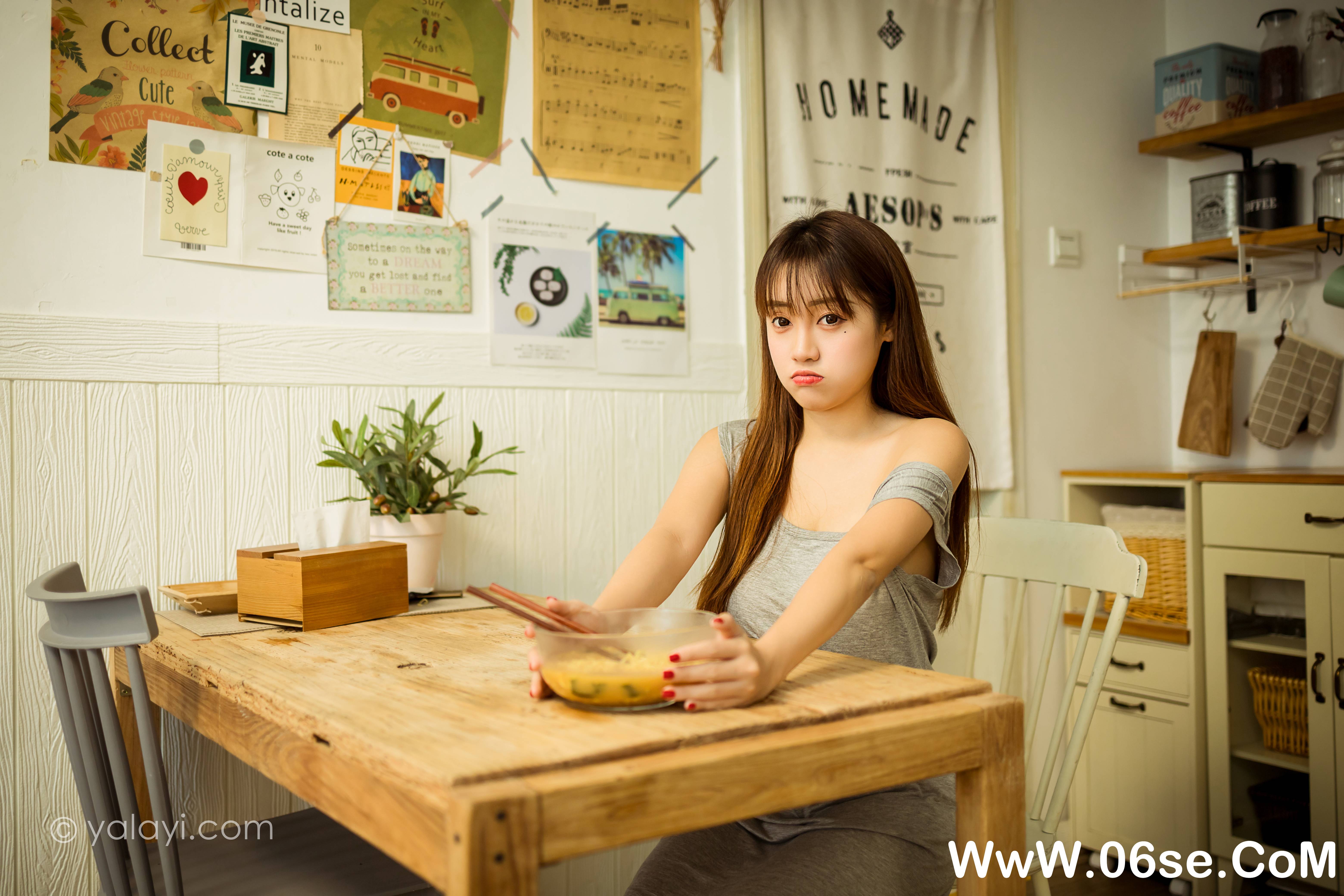 图片[8]-[YALAYI雅拉伊] 2020.10.02 NO.710 虞艺《吃货女友》[46P+1P531M]-六色网