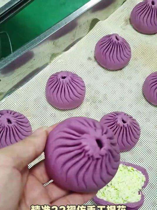 全自动包子机升级款22褶仿手工,口感颜值双在线,1.8米小巧机身