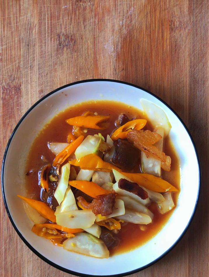 菜头怎么做好吃,分享一道菜头炒腊肉