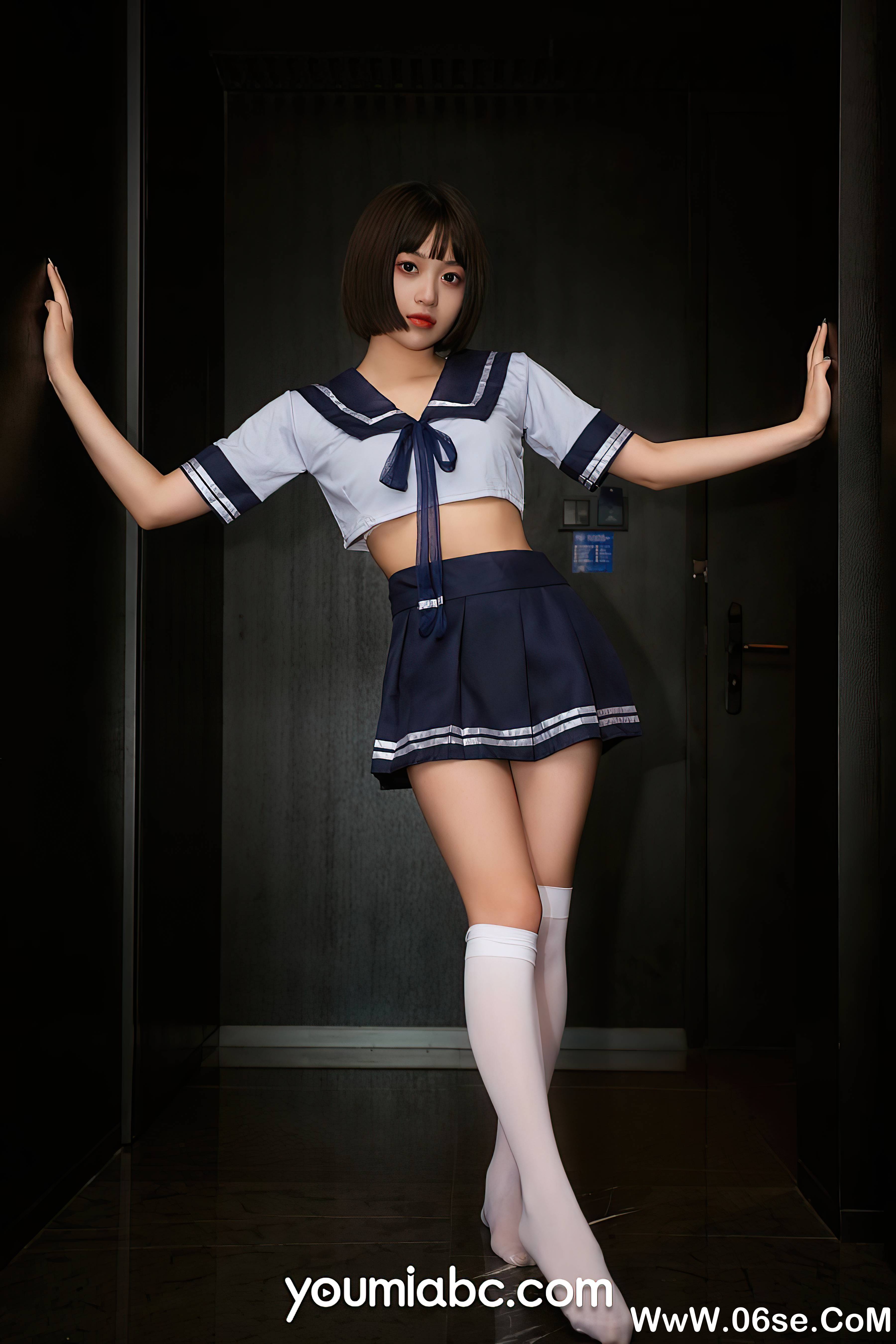 图片[19]-[YouMi尤蜜] 2021.07.19 放学等我 萌萌[27+1P435M]-六色网