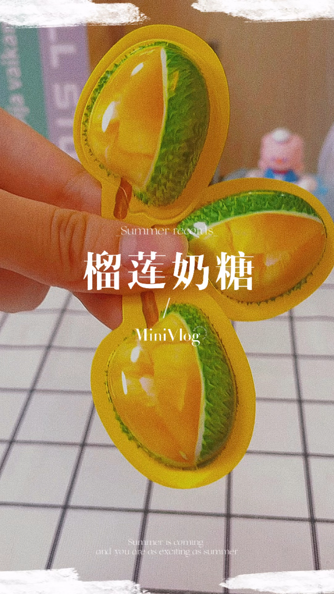 榴莲味超级浓郁的奶糖,榴莲党根本控制不住