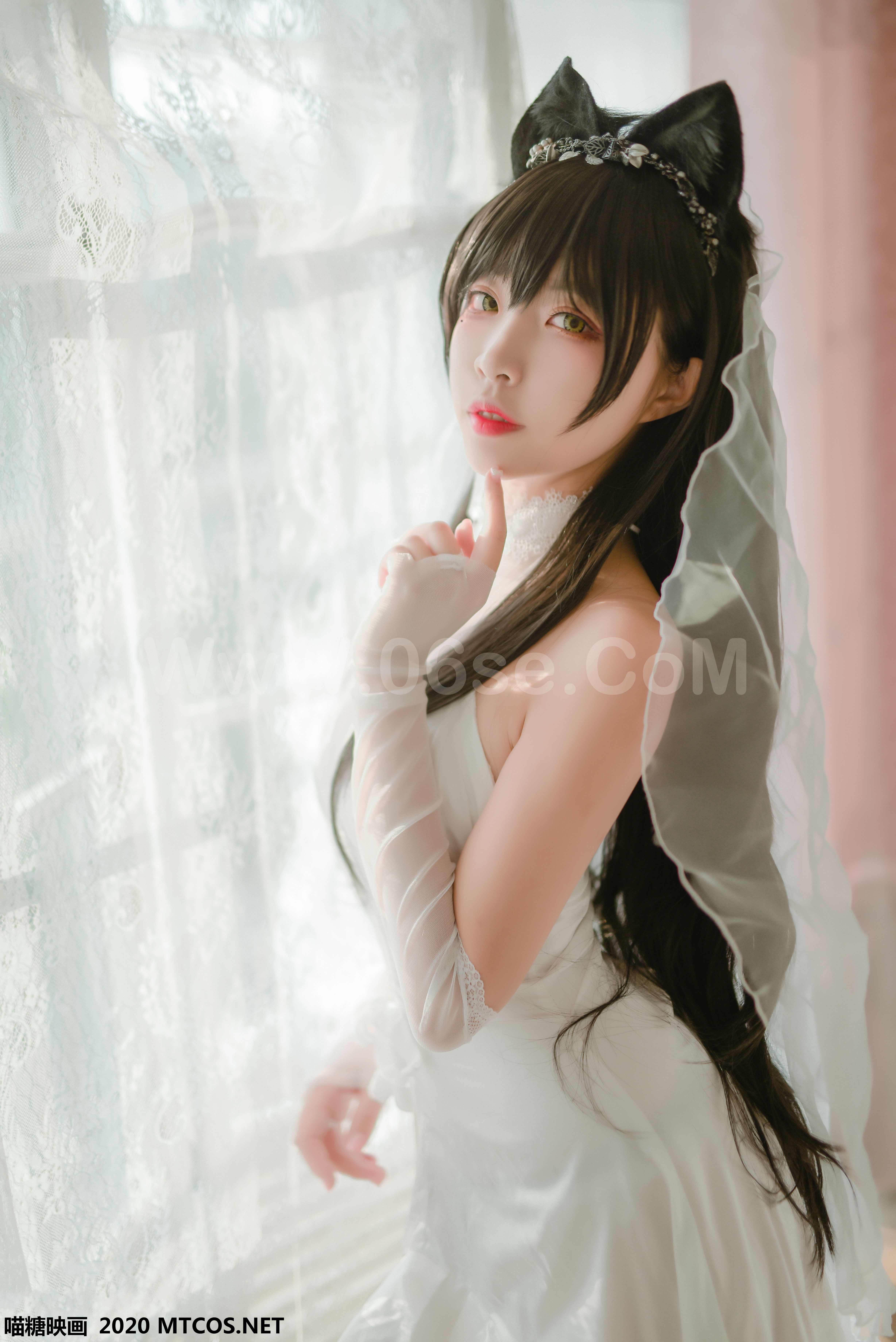 图片[28]-[MTCos] 喵糖映画 Vol.100 二佐Nisa 婚纱爱宕-六色网