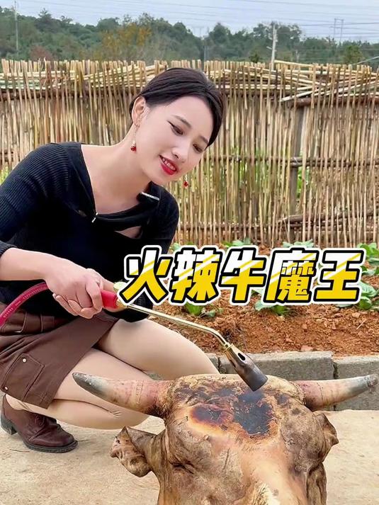 这么大的牛头,吃的也太爽了