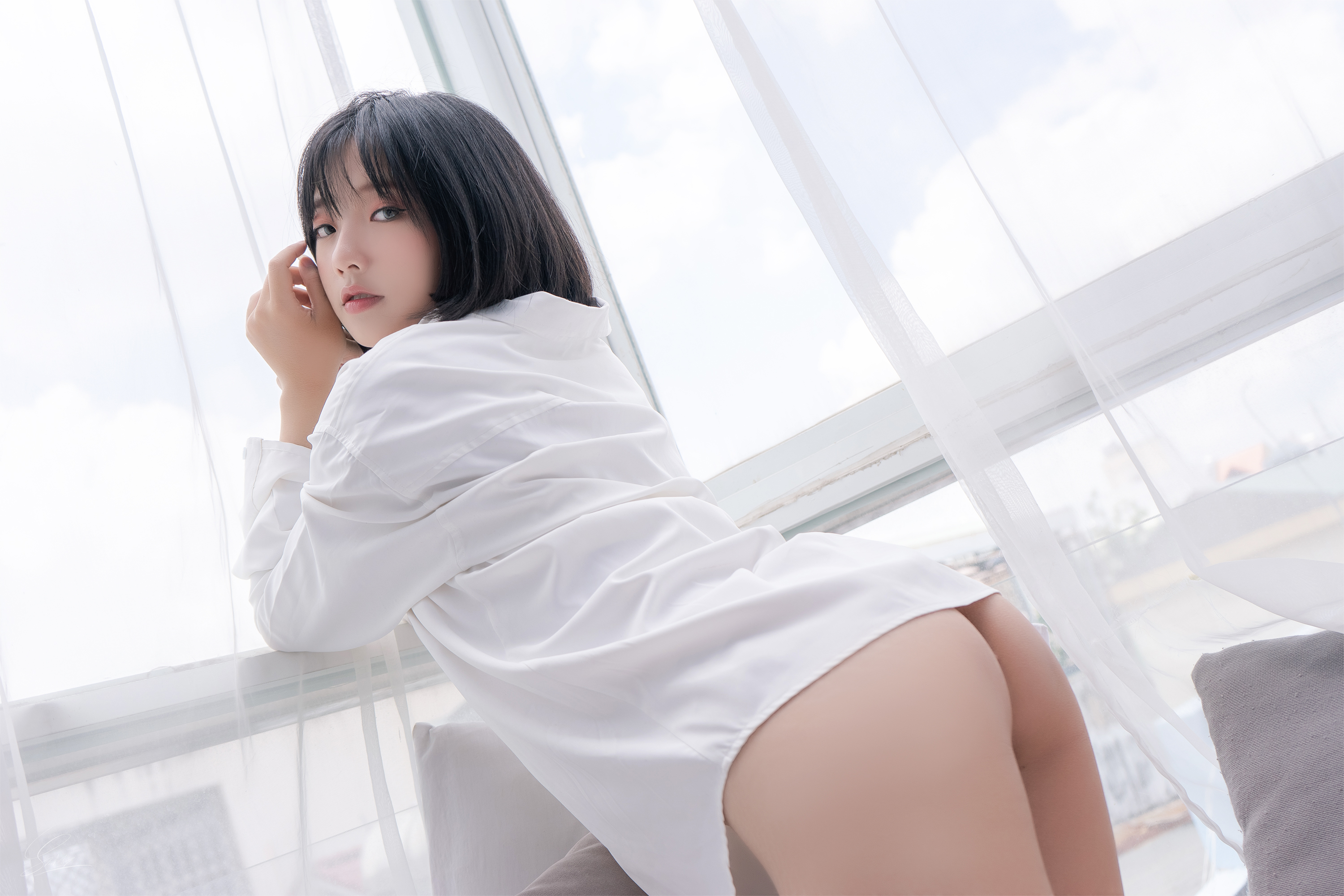 图片[13]-Messie Huang写真 NO.004 — Boyfriend’s shirt[26P60M]-六色网
