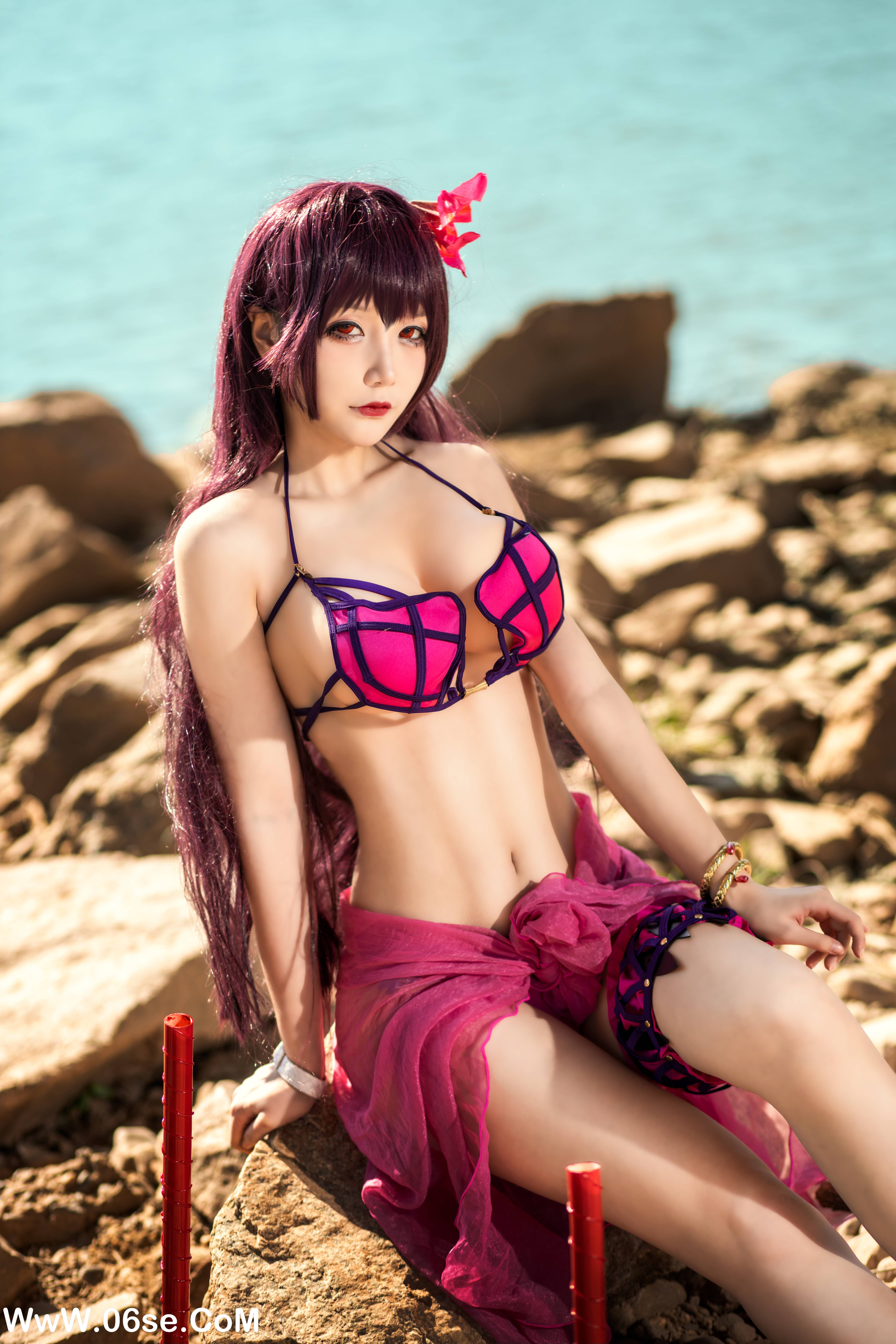 仙九Airi NO.003 – 斯卡哈水着[15P152M]-六色网