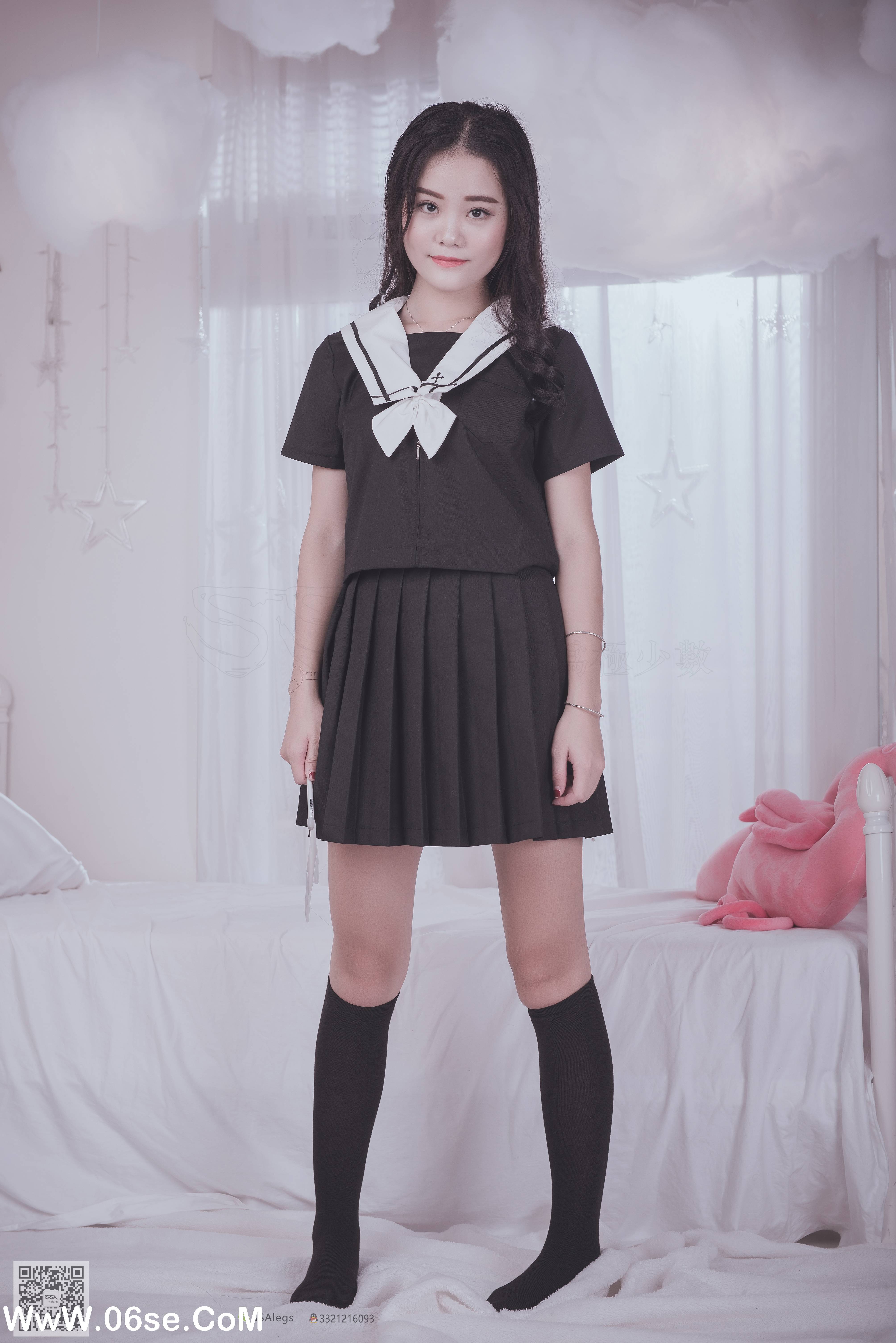 图片[68]-[SSA丝社] NO.028 青青姐妹 姐妹花的JK情[85P928M]-六色网
