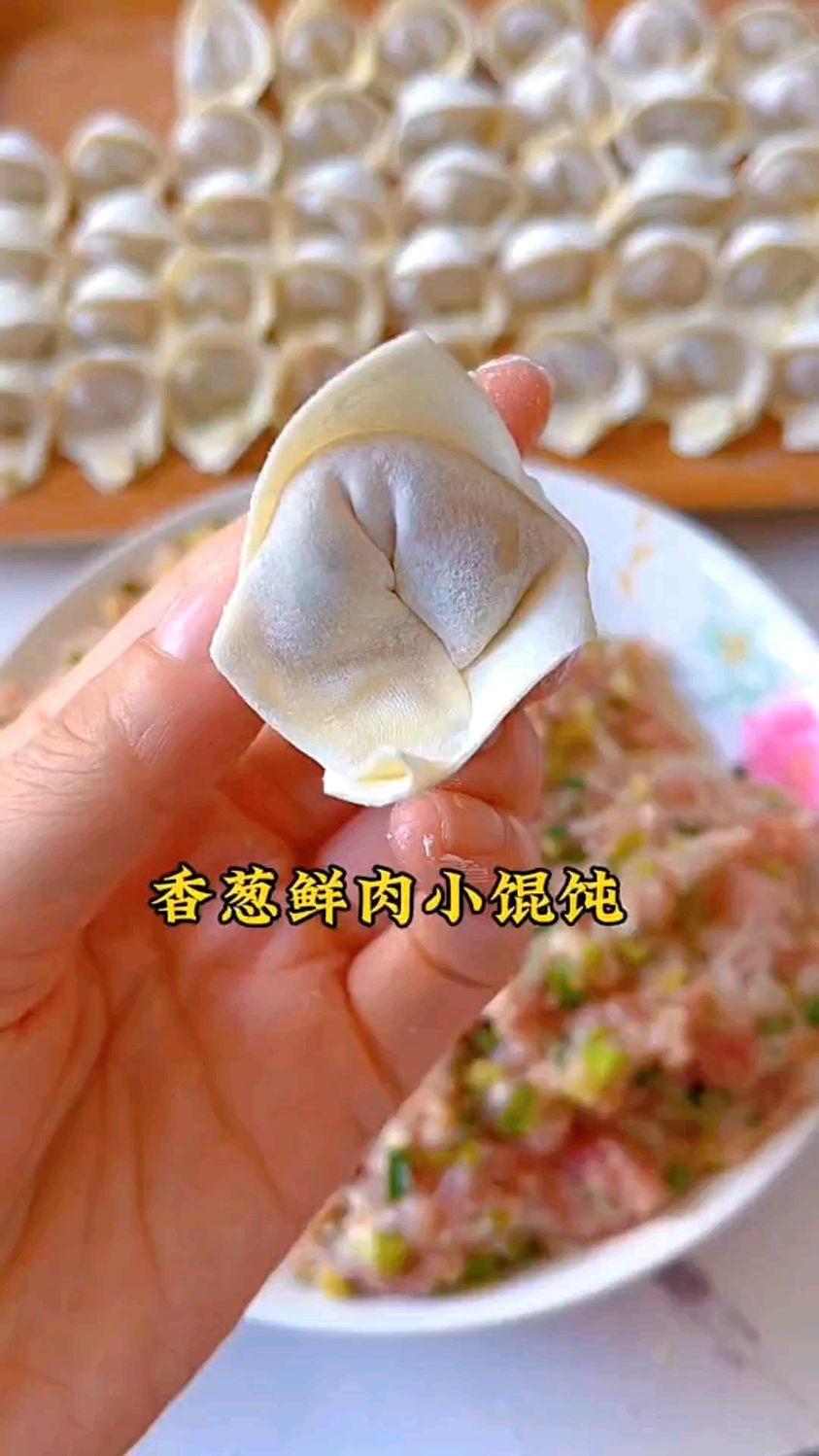 鲜肉小馄饨教程