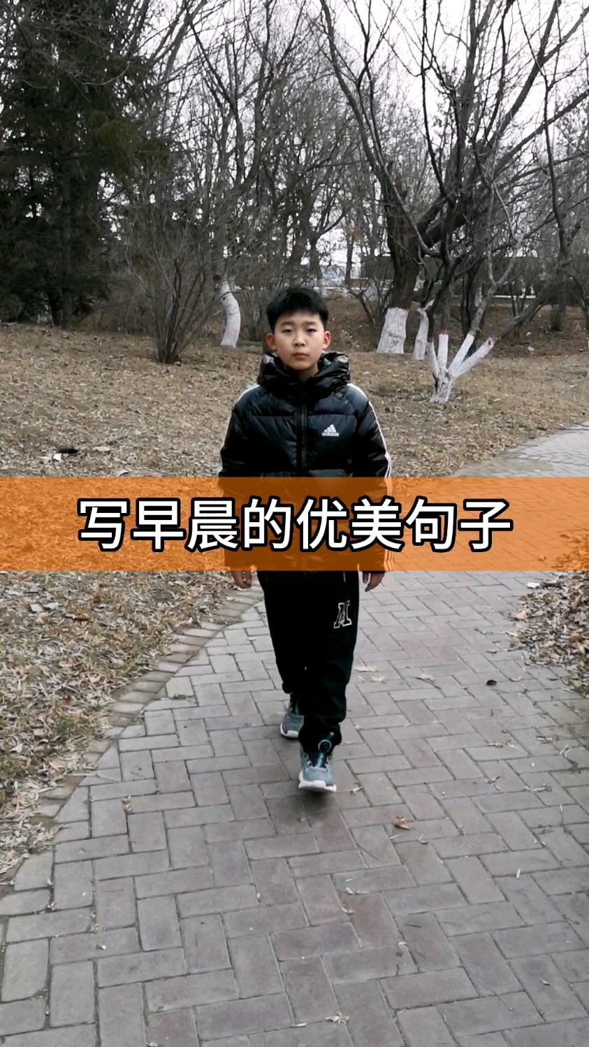 描写早晨的优美句子
