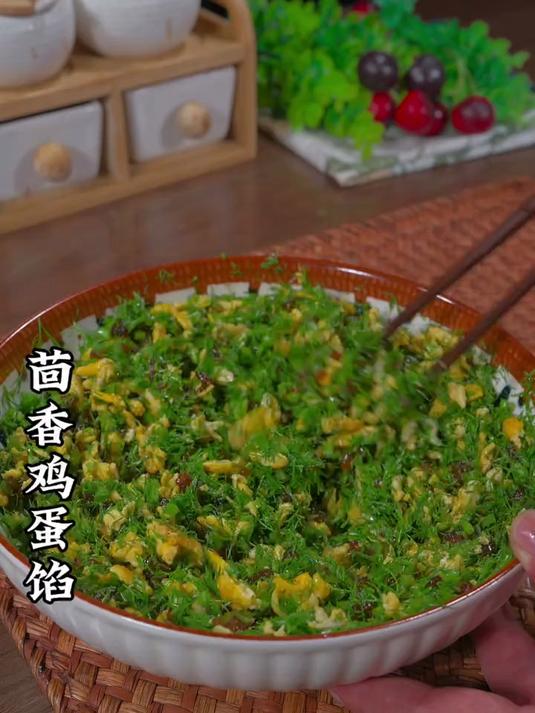 茴香鸡蛋馅饺子你就像我这样做